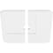 Ekena Millwork Lucan Architectural Grade PVC Contemporary Ceiling Medallion, Two Piece, 32"OD x 3"ID x 11"C x 1"P CMP32LN2-03000 - alternate 4